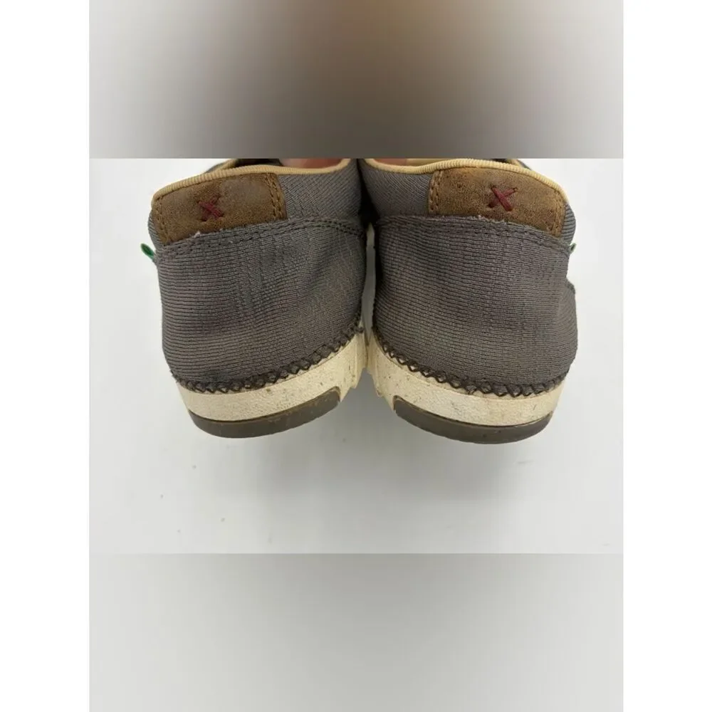 Twisted X zero-x casual lace up steel gray shoe men’s 11 western cowboy